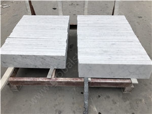 Carrara White Marble Tiles Cut to Size Elegant