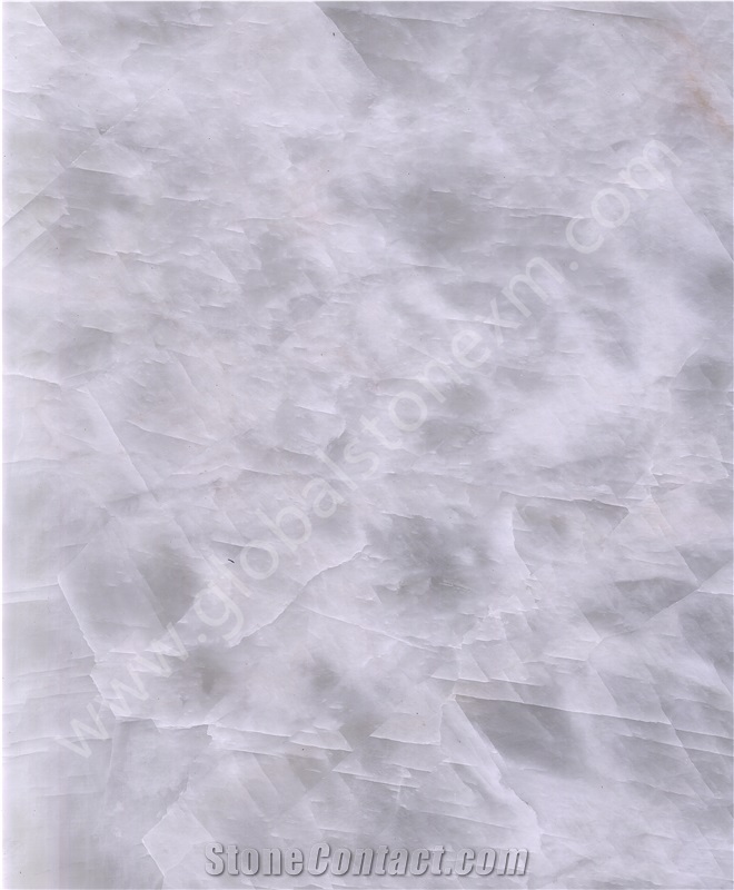 Contemporary Moon White Onyx Slabs Tiles
