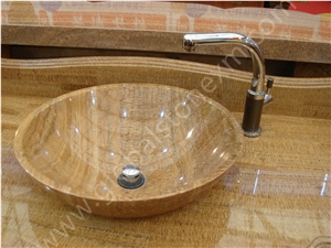 Dragon Brown,Wooden Brown,Marble for Bathroom Bowl