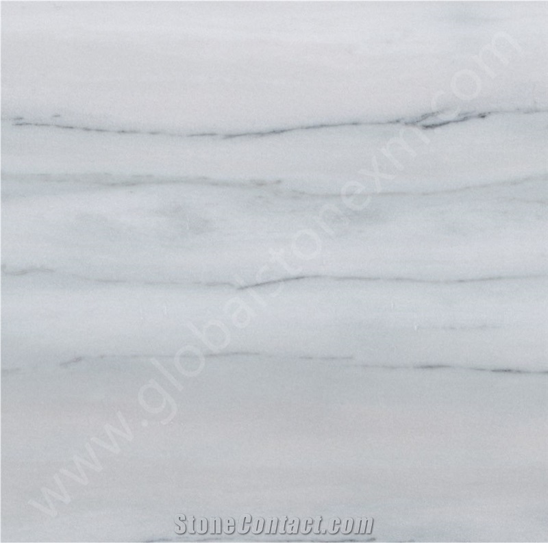 Flawless Atlantis White with Grey Veins Slabs Tile