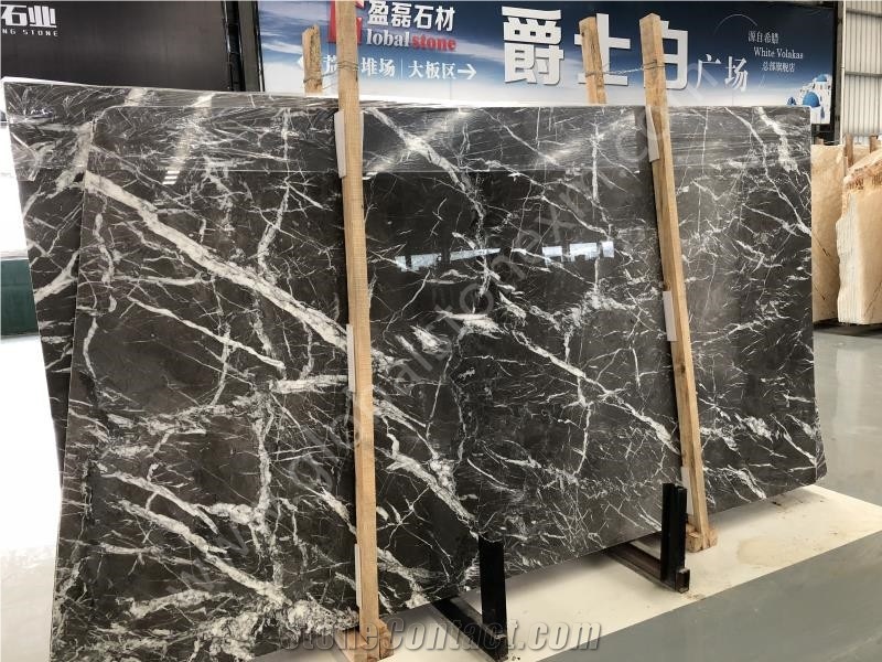 Highly Durable New Cyprus Grey Marble Slabs Tiles