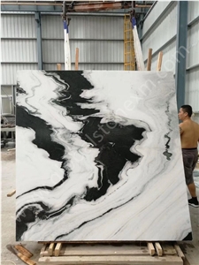 Hot Selling Panda Marble Slabs Tiles for Covering