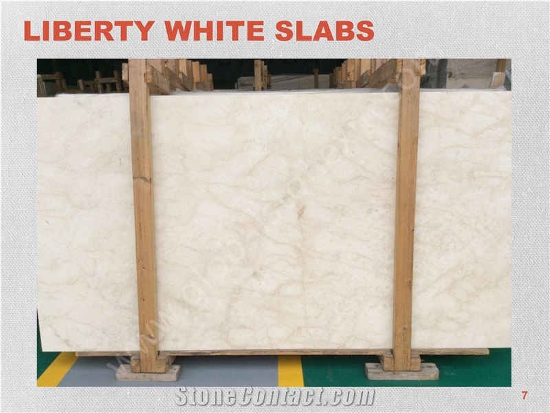 Iran Liberty White Marble Slab Tile Hotel Project