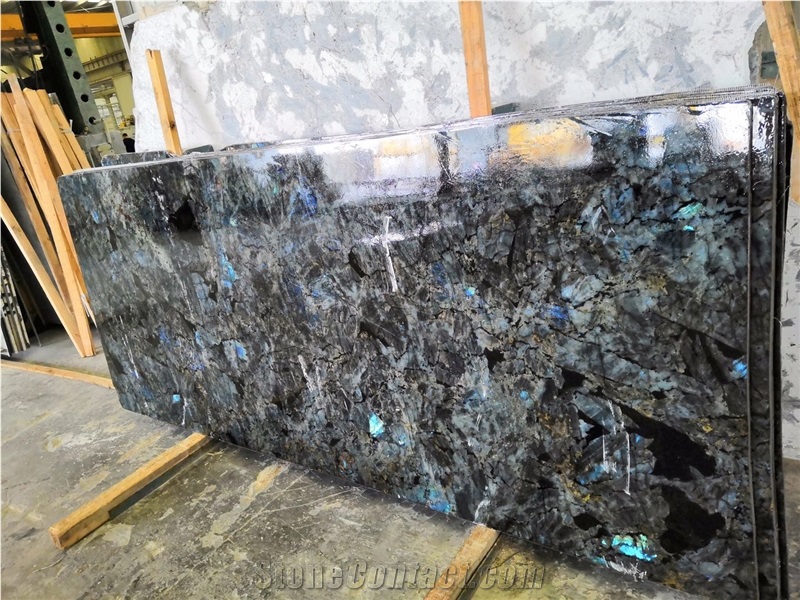 Labradorite River Blue Granite,Luxury Stone Decor