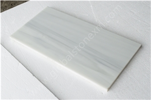 Light Grey Timber Artificial Marble Slabs Tile