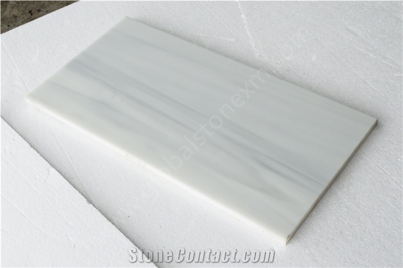 Light Grey Timber Nano Glass Stone Tiles
