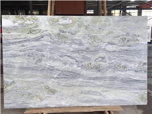 Magic Seaweed Green Marble Slabs,China Blue Green Marble Cut to Size