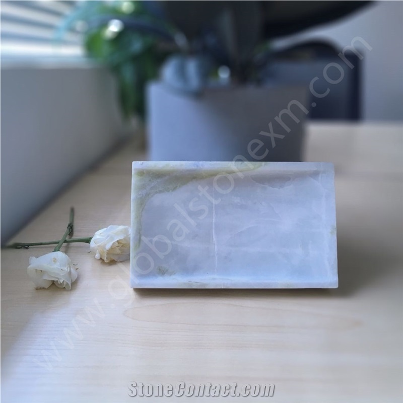 Magic Seaweed Marble Soap Dishes for Bathing