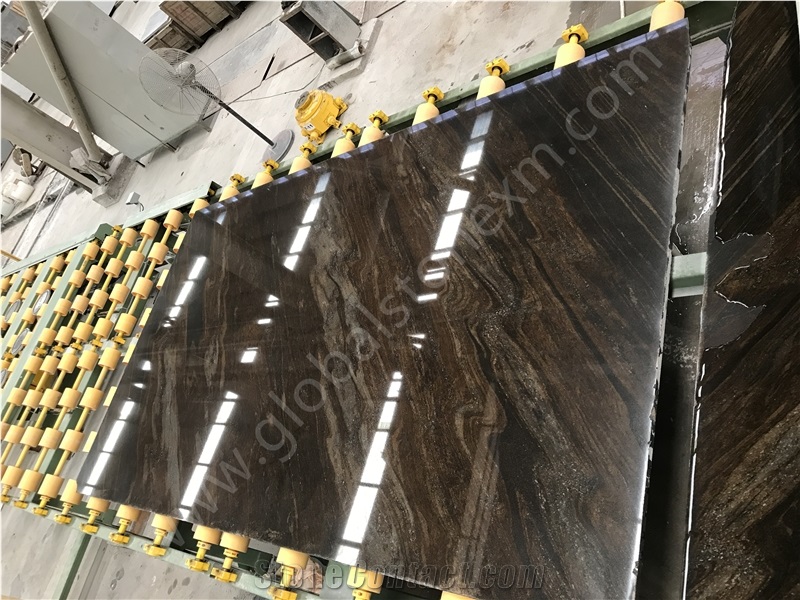 Quicksand Brown Granite Slabs Tiles for Workrooms