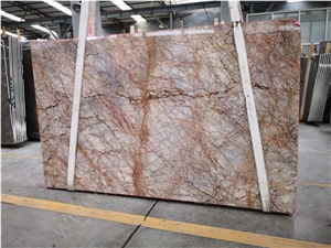 Violet Gold Marble Slabs for Hotel Lobby