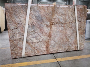 Violet Gold Marble Slabs for Hotel Lobby