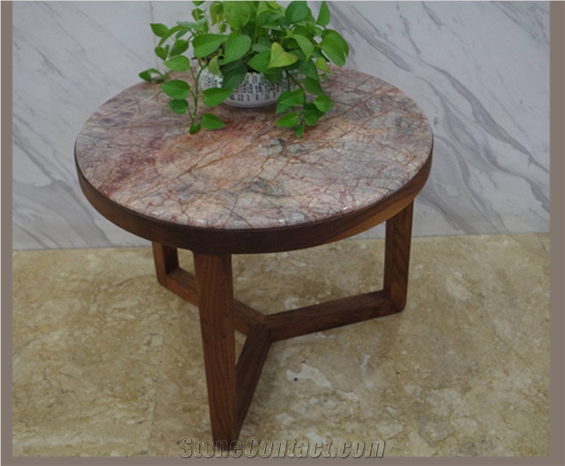 Violet Gold Marble Table Tops