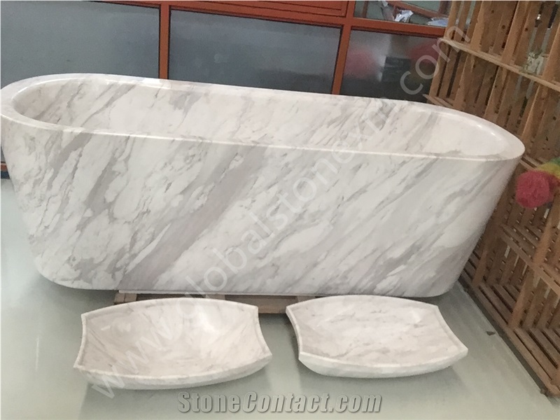 Volakas White Marble Bath Tubs