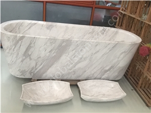 Volakas White Marble Bath Tubs