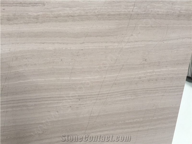 Wooden Grey Marble Slab Tiles Cut to Size