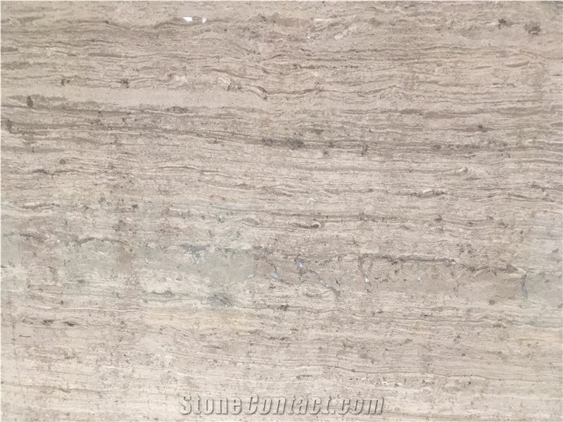 Wooden Grey Vein Marble Slab