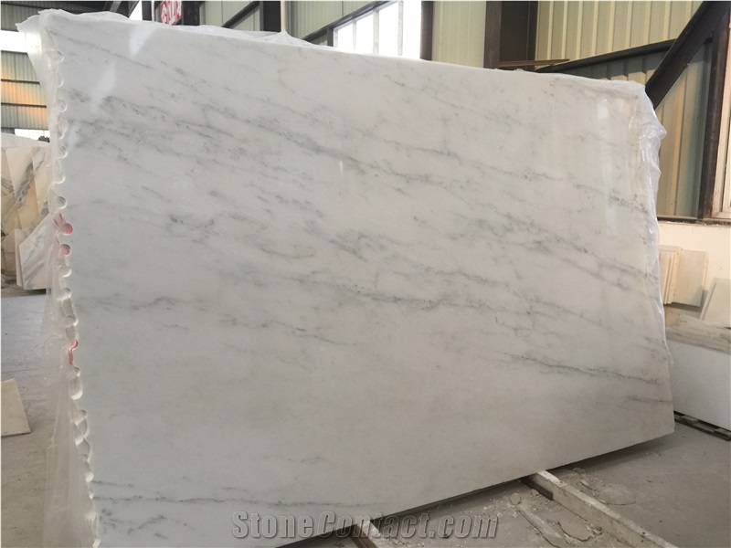 China Oriental White/Eastern White Marble Slab