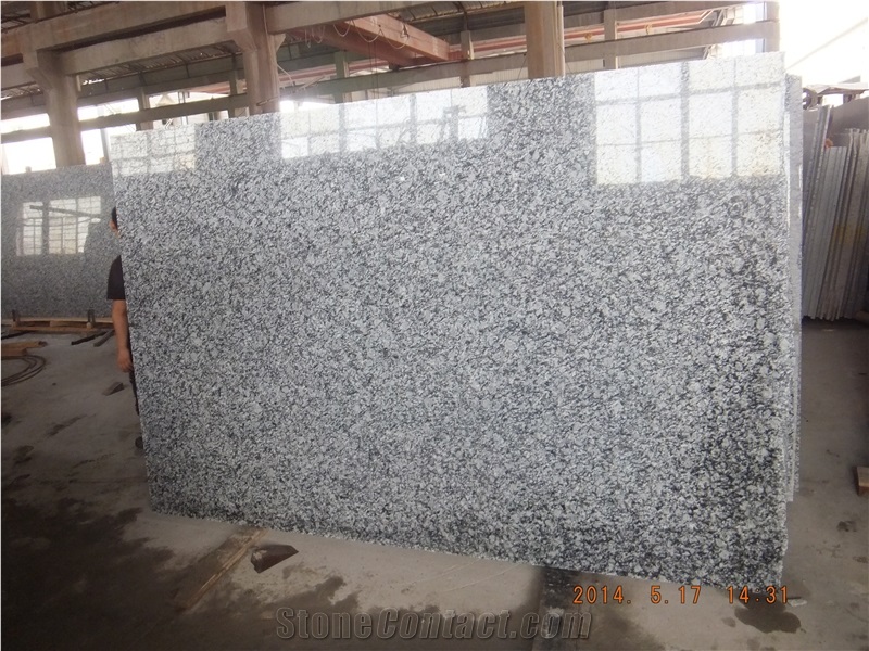 Spray White Granite Slab/Tile,Sea Wave Granite