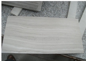 White Wooden Marble Slab/Tile