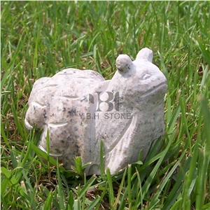 Animal Sculpture, Granite Hand Carved for Outdoor