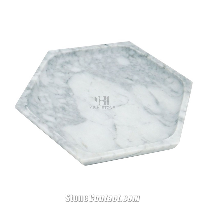 Carrara Marble Bath Tray, Bath Canister, Soap Dish
