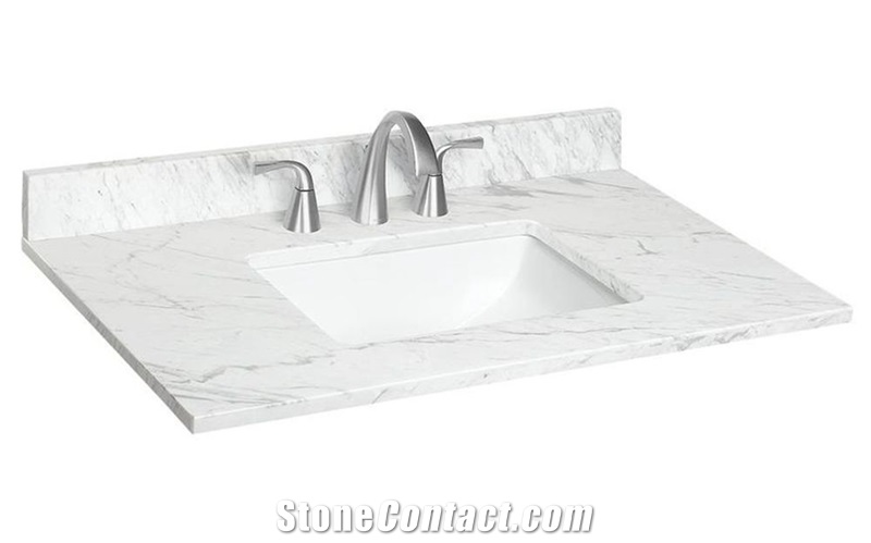 White Marble, Polished Vantiy Tops, Bathroom Tops