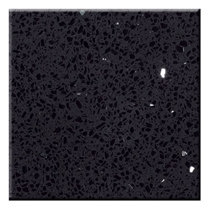 Black Color Quartz Stone Commercial Countertops