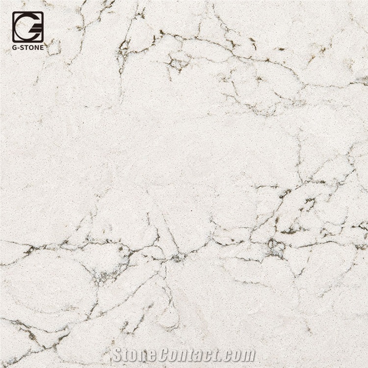 Carrara Grey Solid Surface Custom Countertops