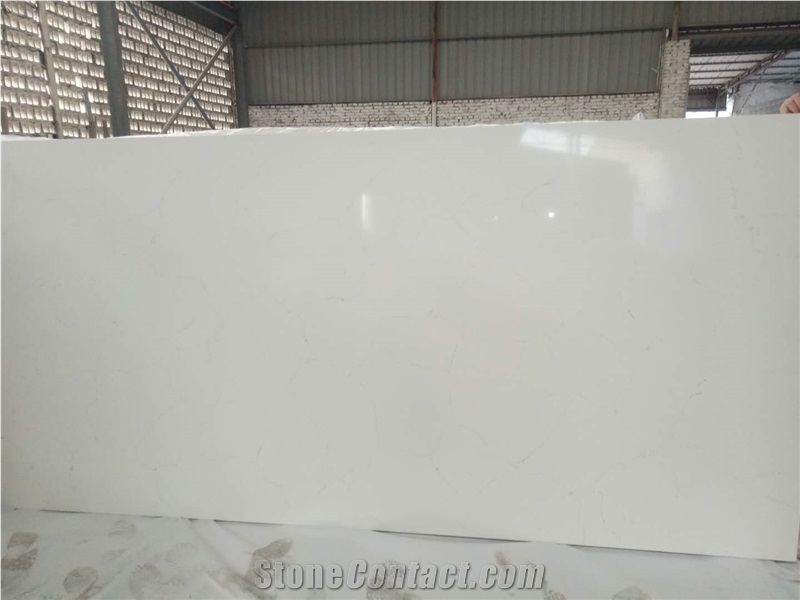 Bara White Granite Countertop Polished Surface