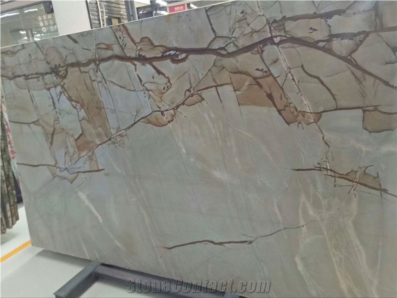 Blue Rome Quartzite Slabs&Tiles Polished Surface