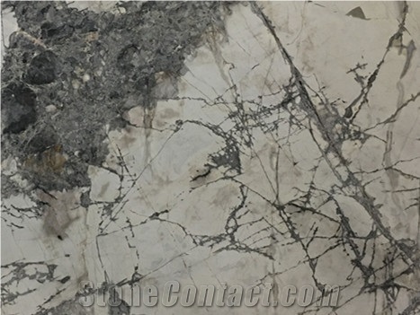 Grey Invisionable Quartzite Slabs&Tiles Polished