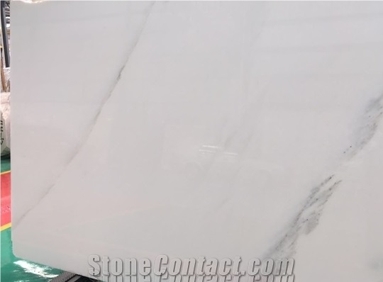 Jade White Marble Slabs Tiles Polished Surface