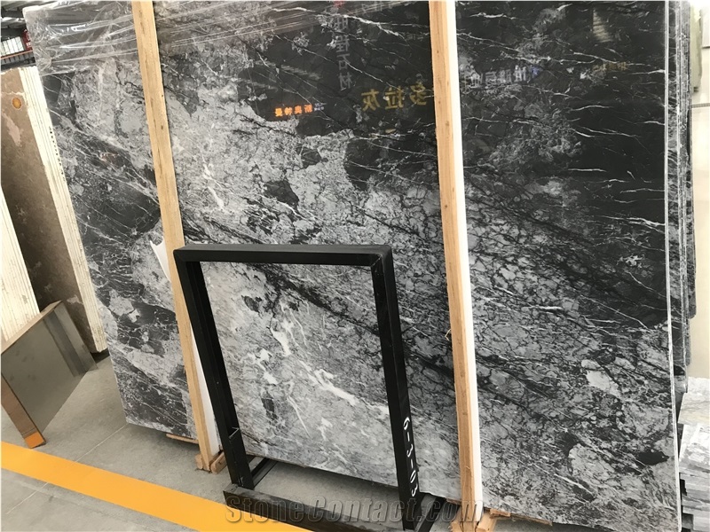 Gray Clouds Cloudy Marble Slabs,Polished Tiles