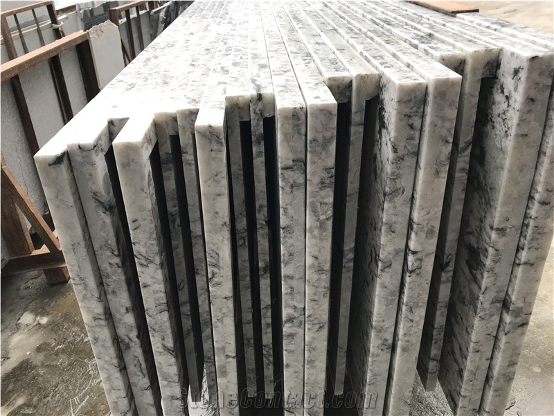 Silver Fox Snow Mountain Granite Slabs,Tiles