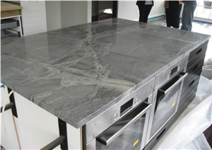 Sky Blue Granite Kitchen Countertop