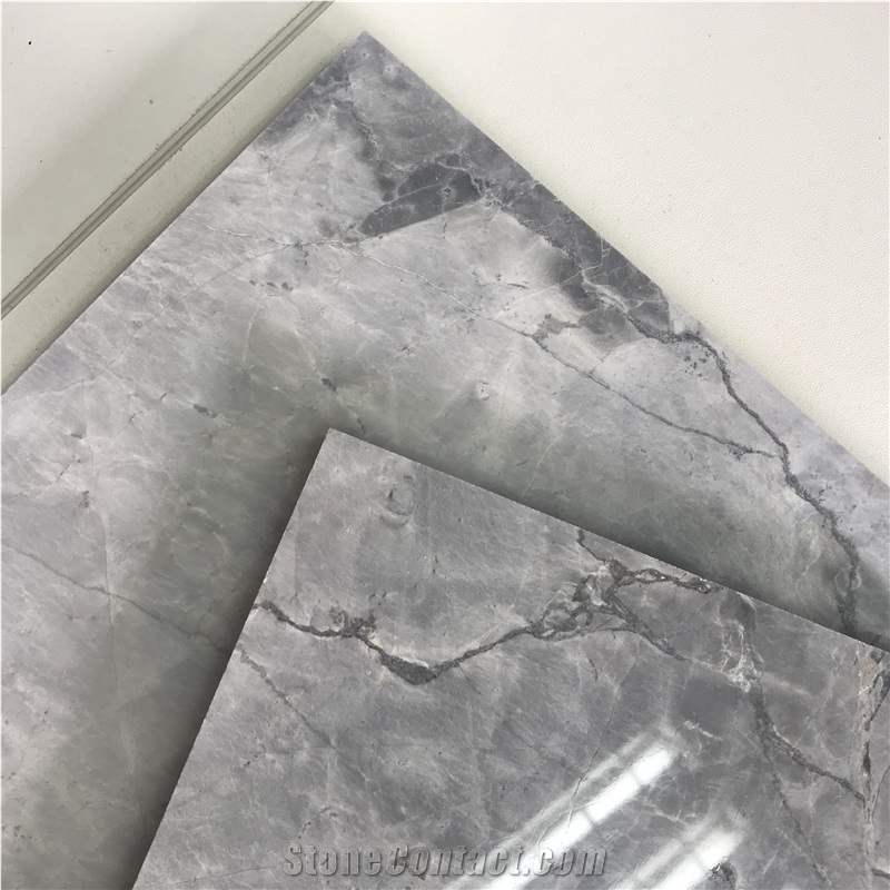 Super Atlantic Grey Marble Slabs,Honed Tiles