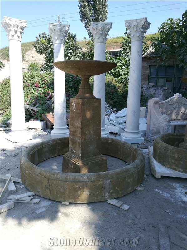 Antique Finished Stone Fountain Garden