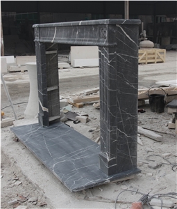 Browntini Marble Fireplace Mantel Surrounds Hearth