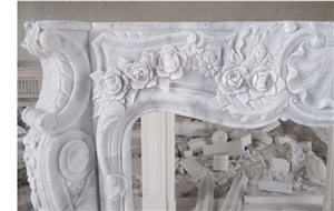 Carrara Louis Fireplace Mantel Surround Hearth