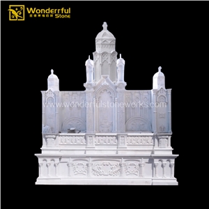 Church Project Marble Altar Religious Furnishing