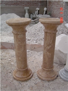 Custom Pedestals Natural Marble Stone Sculptured