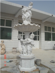 Customize Garden Fountains Bird Bath Sculptured