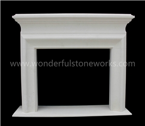 Fireplace Mantel Cream Bello Limestone Surround