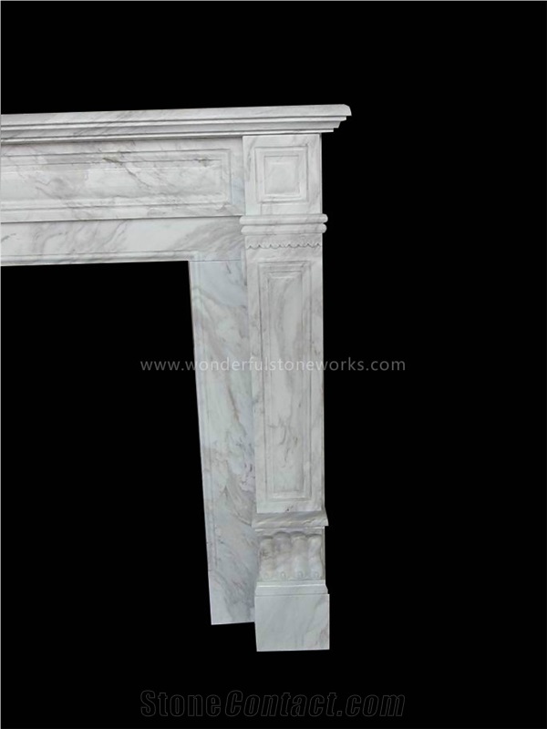 Fireplace Mantel Surround Greek Volakas Marble