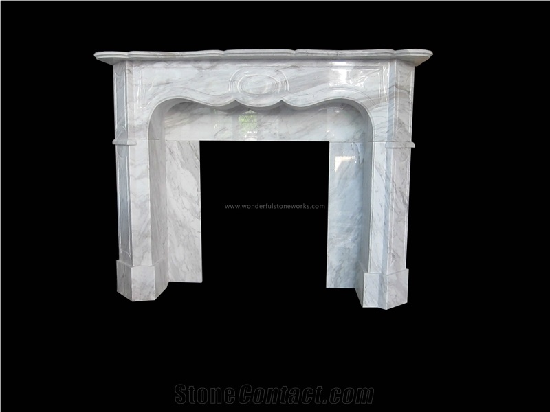Fireplace Mantel Surround Greek Volakas Marble
