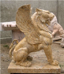 Gate Lions Leos Statuary Statue Animal Sculpture