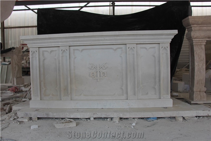 Hunan White Marble Altar Church Furnishing Project