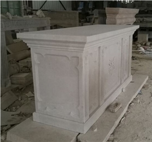 Hunan White Marble Altar Church Furnishing Project
