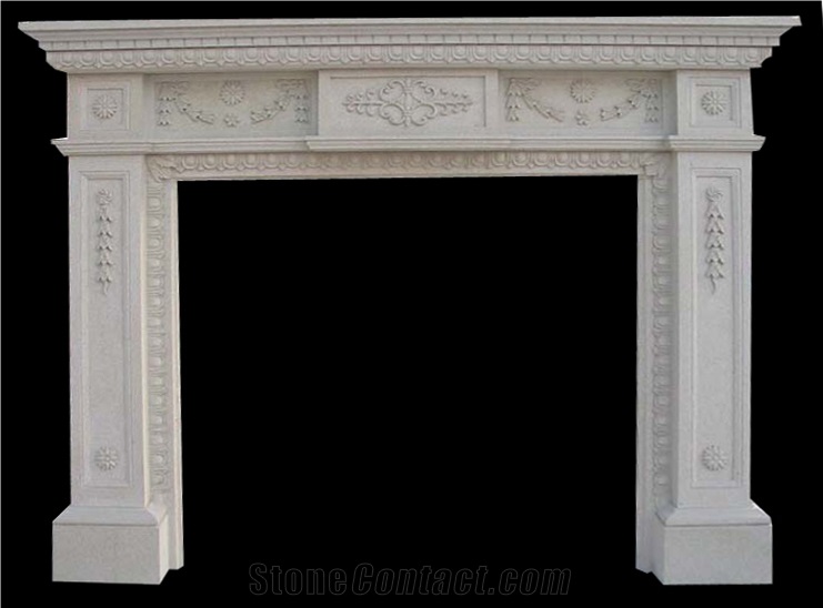 Limestone Fireplace Mantels Surround Hearth Custom