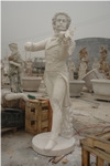 Limestone Statues Handcarved Custom Male Sculpture